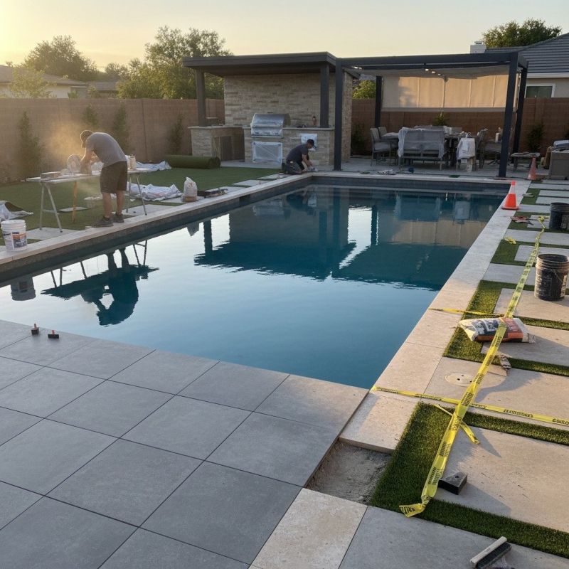 Pool Patio Installation