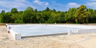 Commercial Slab Construction in Williamsburg, VA